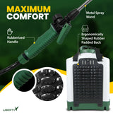 Liberty Electric Backpack Sprayer 4 Gallon Professional for Lawn, Garden, Pest Control, Greenhouse - All Day Battery