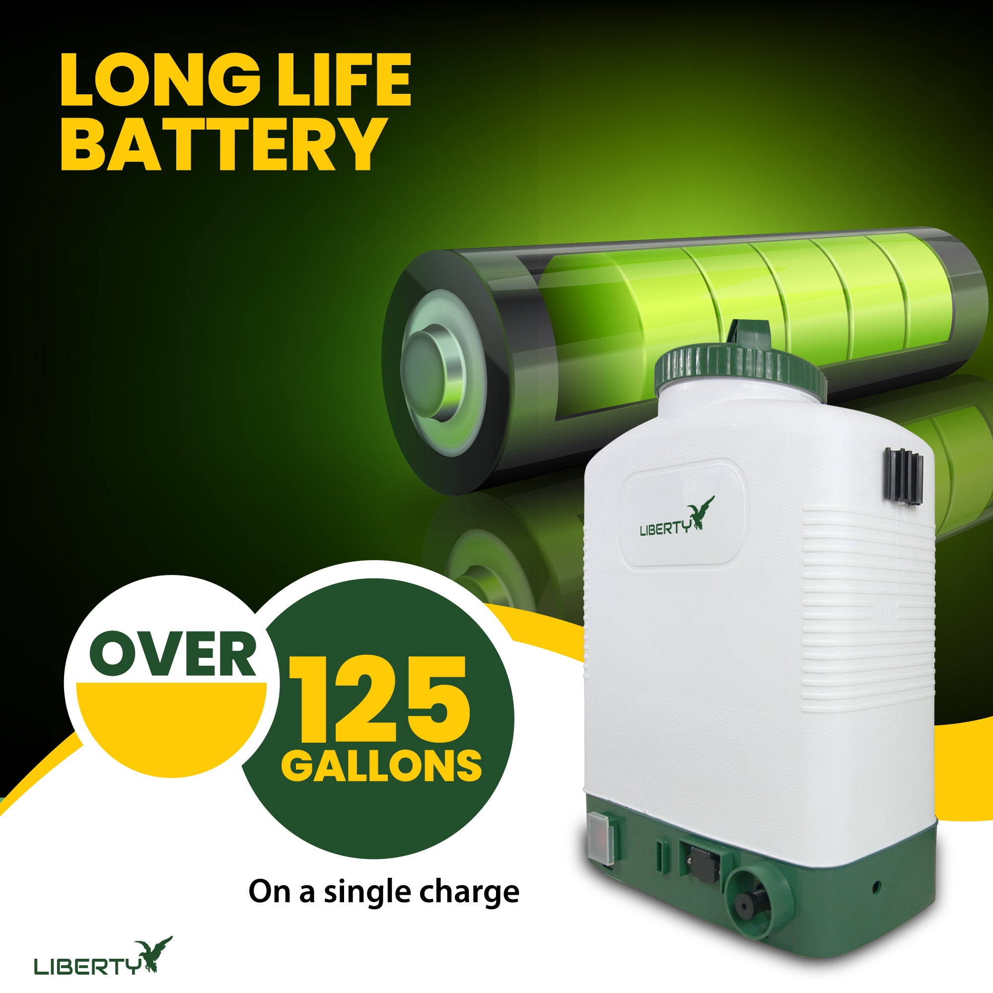 garden electric sprayer Liberty Professional Grade 4 Gallon Backpack Electric Battery Sprayer