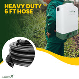 Liberty Electric Backpack Sprayer 4 Gallon Professional for Lawn, Garden, Pest Control, Greenhouse - All Day Battery