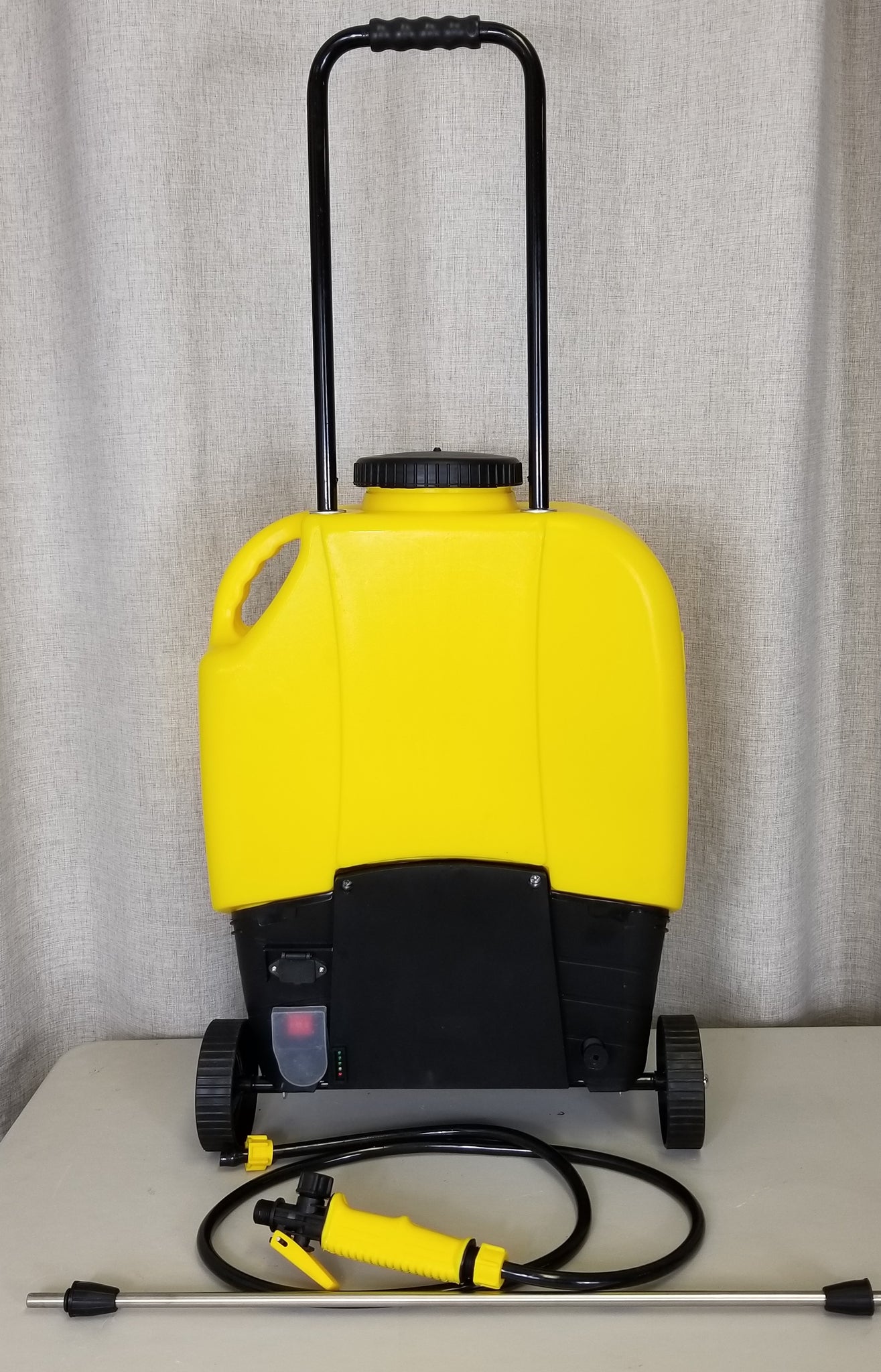 battery powered garden sprayer on wheels Liberty 5 Gallon Wheeled Sprayer Battery + Backpack Professional Grade 2 in 1 for Lawn, Garden, Pest Contol, Greenhouse